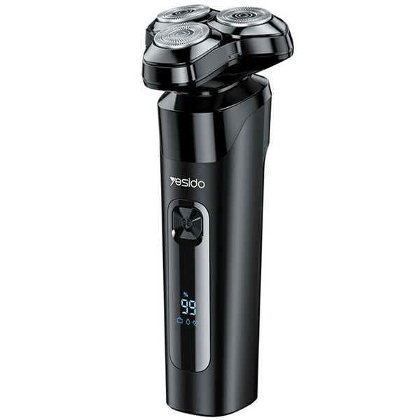 Yesido Rechargeable 3-Head Floating Electric Shaver with LED Display
