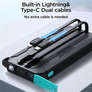 Joyroom Power Bank With Built in 2 In 1 Cables With SOS light 10000mAh / 22.5W