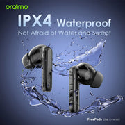 Oraimo FreePods Lite Havy Bass TWS Earphone with APP Control,IPX4 Bluetooth 5.3, 40h Play Time, Anifast Fast Charging, Pure Bass Performanc
