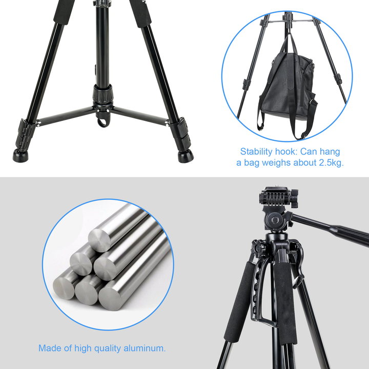 NeePho Tilt Handle Carbon Fiber Camera Tripod Phone - iCase Stores