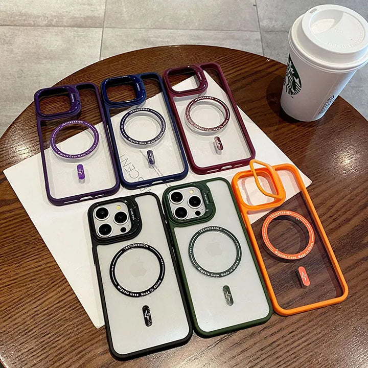 Clear Magnetic Case with Lens Holder - iCase Stores