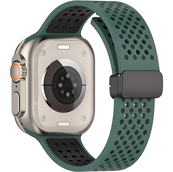 Magnetic Silicone Breathable Strap for Apple Watch - iCase Stores