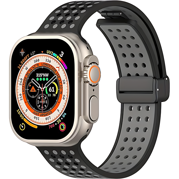 Magnetic Silicone Breathable Strap for Apple Watch - iCase Stores