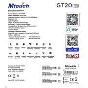 Mtouch Smart Watch GT20 Pro For Android/IOS