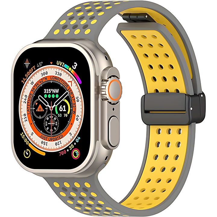 Magnetic Silicone Breathable Strap for Apple Watch - iCase Stores
