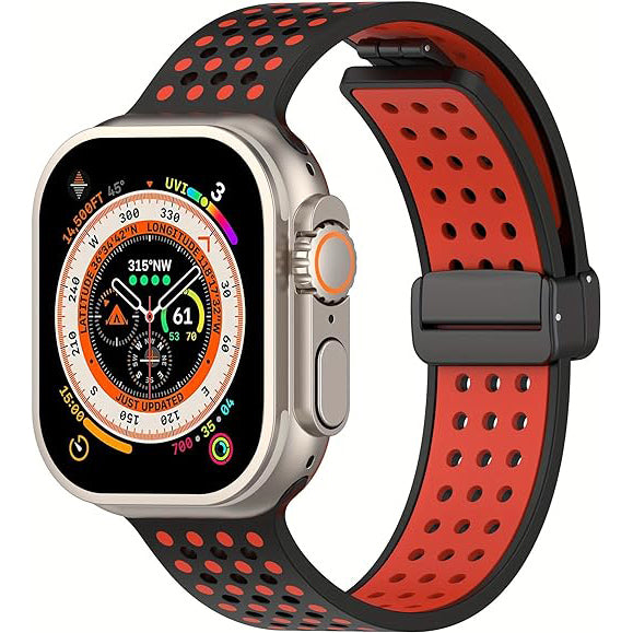 Magnetic Silicone Breathable Strap for Apple Watch - iCase Stores