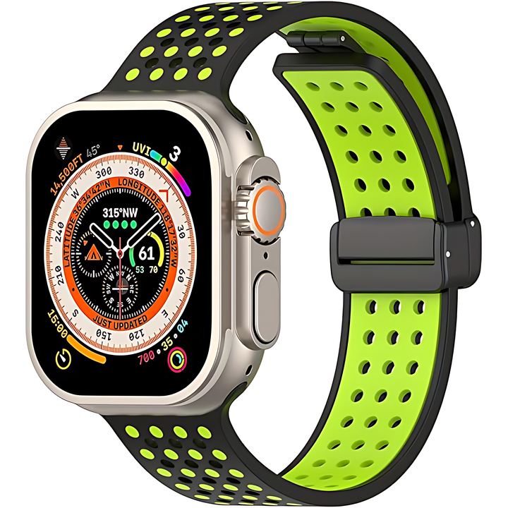 Magnetic Silicone Breathable Strap for Apple Watch - iCase Stores