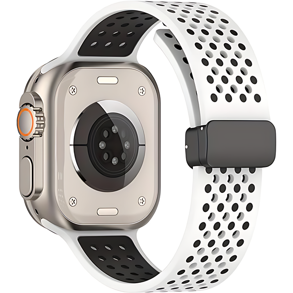 Magnetic Silicone Breathable Strap for Apple Watch - iCase Stores