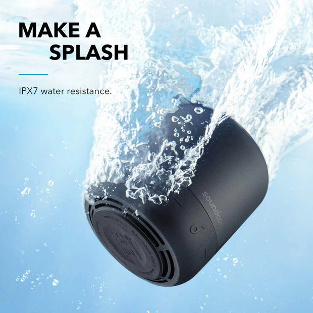 Anker Soundcore Mini 3 Bluetooth Speaker, BassUp and PartyCast Technology, USB-C, Waterproof IPX7, and Customizable EQ - iCase Stores