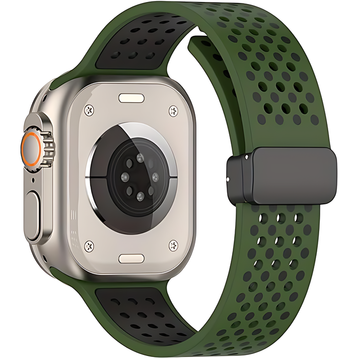 Magnetic Silicone Breathable Strap for Apple Watch - iCase Stores