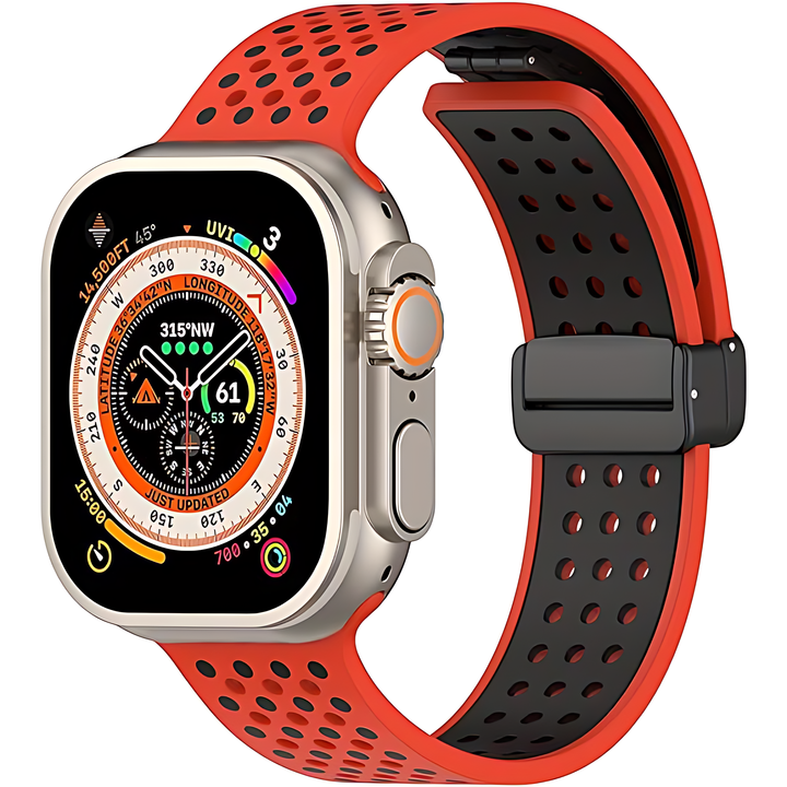 Magnetic Silicone Breathable Strap for Apple Watch - iCase Stores