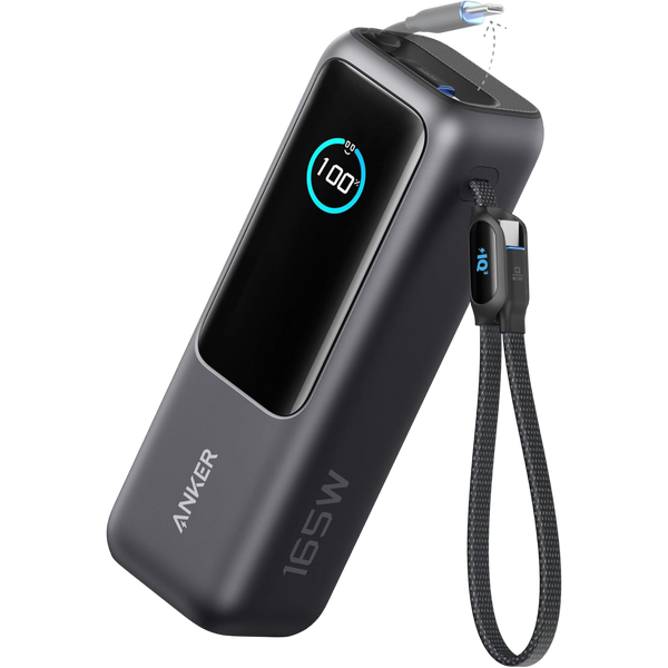 Anker 25000mAh/165W Laptop Power Bank with Built-In Cables