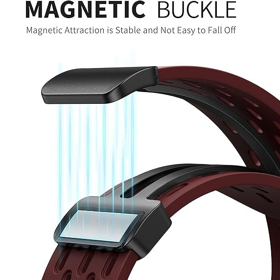Soft Silicone Magnetic Buckle Breathable Sport For Apple Watch - iCase Stores