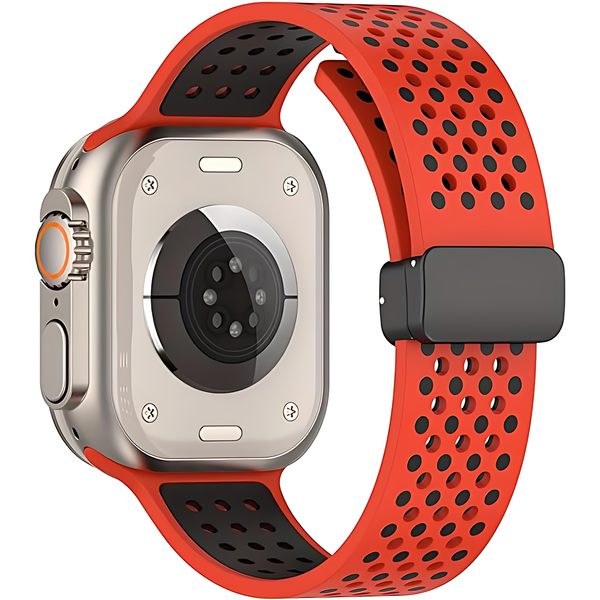 Magnetic Silicone Breathable Strap for Apple Watch - iCase Stores