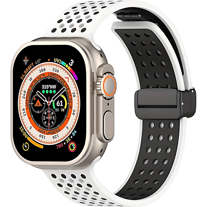 Magnetic Silicone Breathable Strap for Apple Watch - iCase Stores