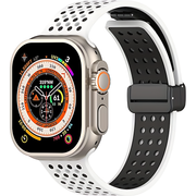 Magnetic Silicone Breathable Strap for Apple Watch