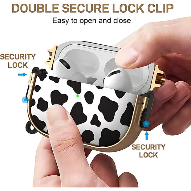 Protective Hard Airpods Case With Lock