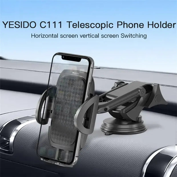 Yesido Stretchable Multi-Angle Adjustable Suction Car Cup Holder