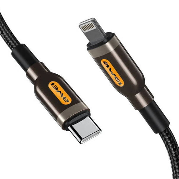 Awei Type-C to Type-C 3A Fast Charging Zinc Alloy Cable