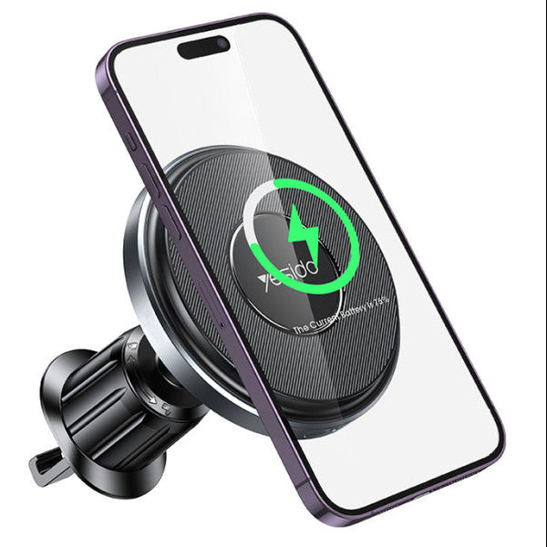 Yesido C190 15W Magnetic Wireless Car Charger Mount
