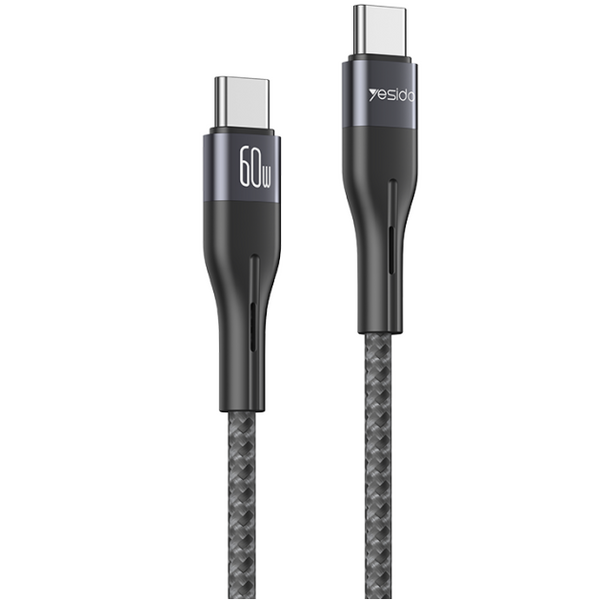 Yesido CA156 60W USB-C to USB-C Fast Charging Cable 1.2m Aluminum Alloy