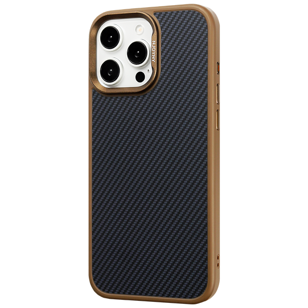 NY Carbon Fiber Style Shockproof MagSafe Case