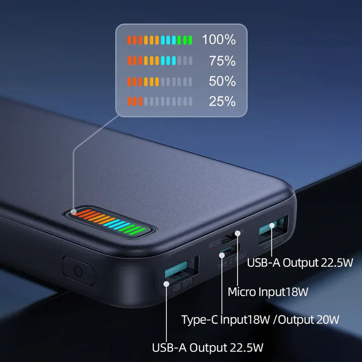 Joyroom Bright Series Fast Charging Power Bank 10000mAh 22.5W - iCase Stores