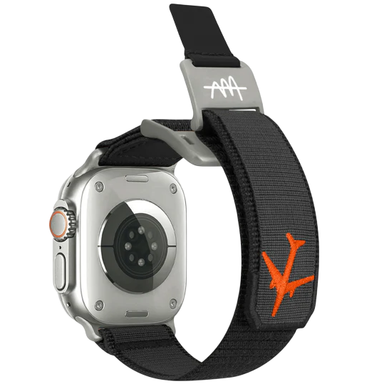 Aviation-Style Nylon Band with Metal Buckle for Apple Watch