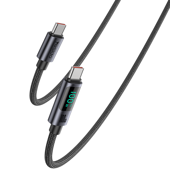 Yesido CA157 27W USB-C to Lightning Fast Charging Cable with LED Indicator