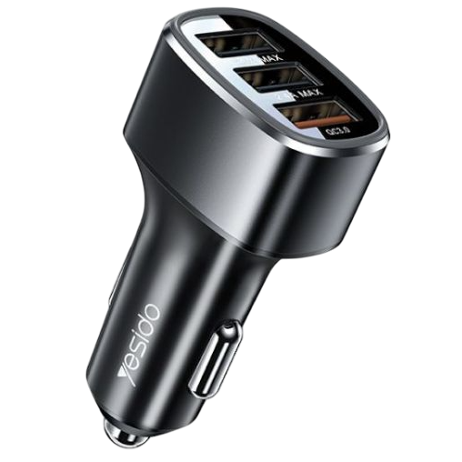 Yesido 42W 3-Port Fast Car Charger