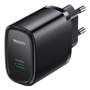 Yesido 20W Fast Charging Wall Charger With Type-C Cable