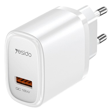 Yesido 18W EU Fast Charging Adapter