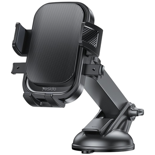 Yesido 360° Adjustable Car Dashboard Spring Clip Phone Holder with Suction Cup