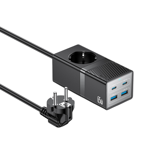 Yesido GaN 65W Power Strip with Fast Charging Ports