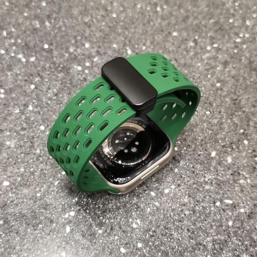 Soft Silicone Magnetic Buckle Breathable Sport For Apple Watch - iCase Stores