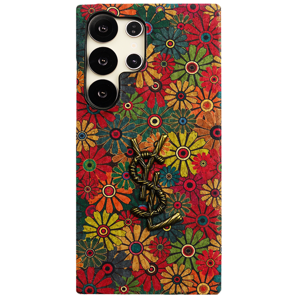 Floral Printed Protective Case for Samsung