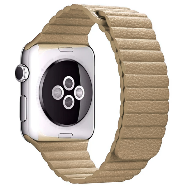 Magnetic Leather Style Band for Apple Watch