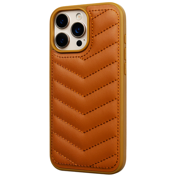 Luxury Stitched Leather Protective Case