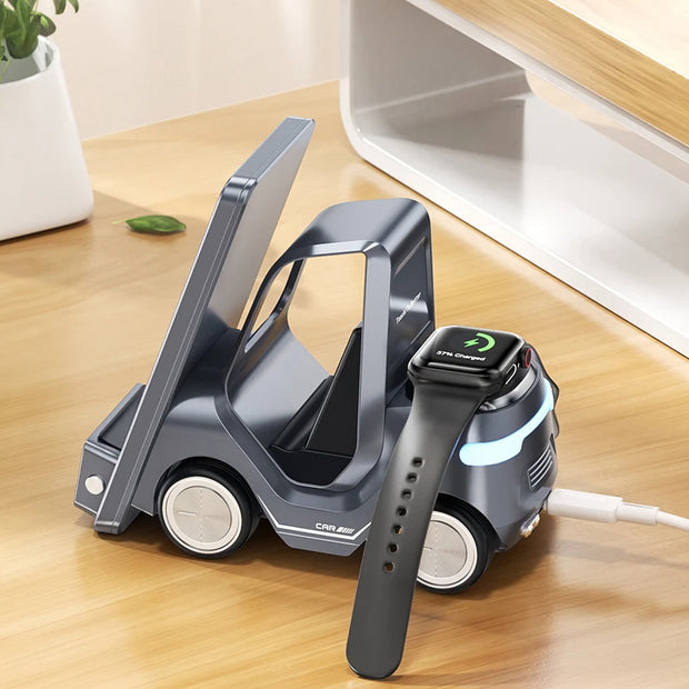 Toocki 5 In 1 Multifunctional Wireless Charging With Alarm Clock