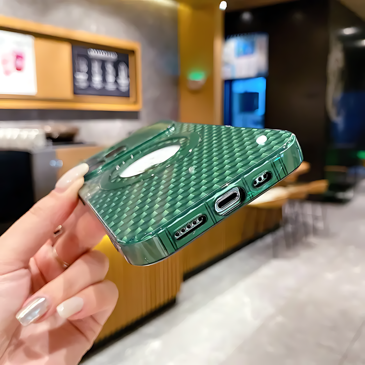Iridescent Magnetic Hard Case With Lens Protection - iCase Stores