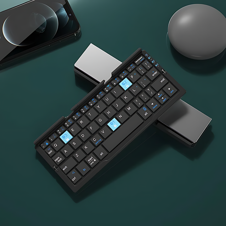 Mini Foldable Rechargeable Bluetooth Keyboard - iCase Stores