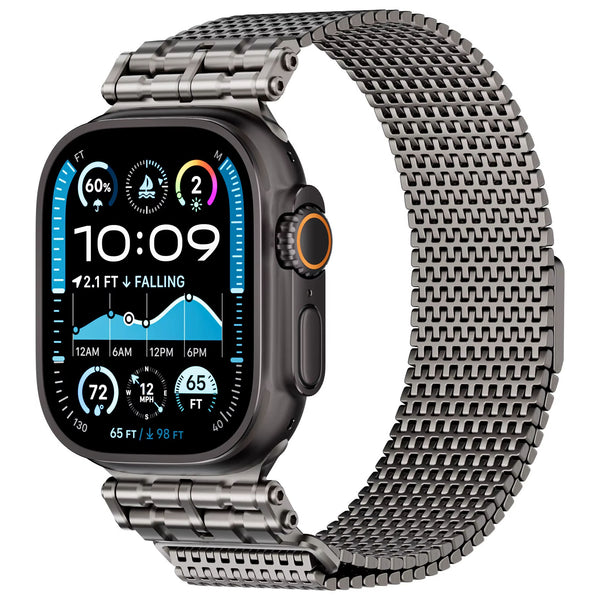Stainless Steel Magnetic Mesh Band for Apple Watch