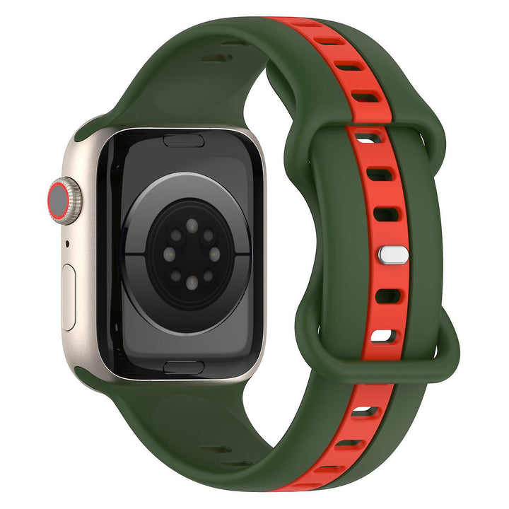 Nail Buckle Two-Color Watch Band For Apple Watch - iCase Stores