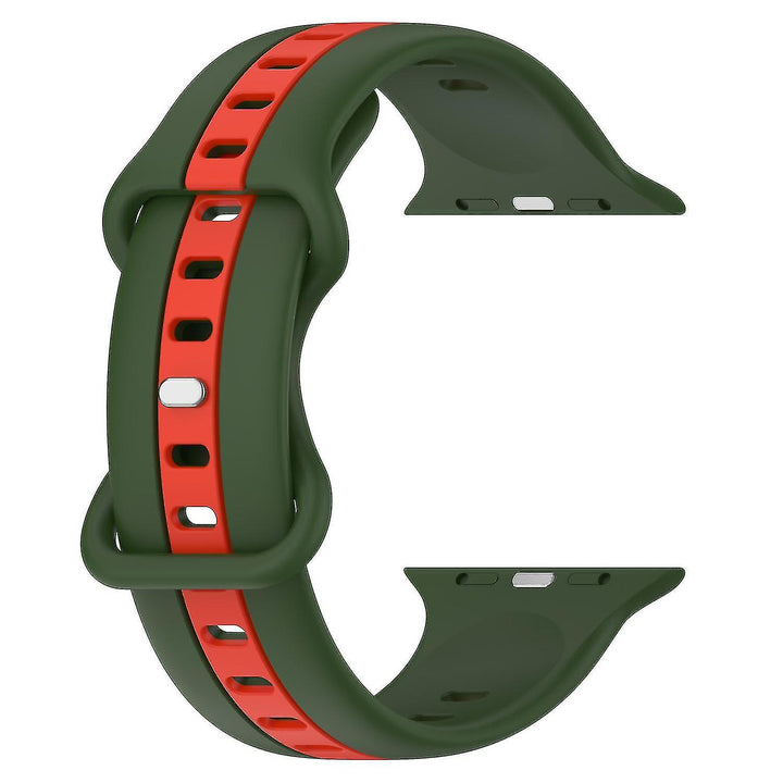 Nail Buckle Two-Color Watch Band For Apple Watch - iCase Stores