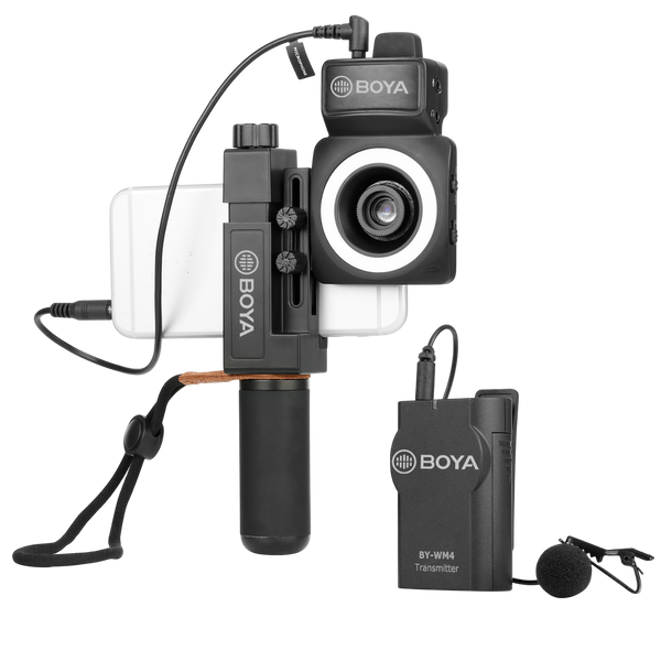 BOYA SmartCine W1 Complete Smartphone Video Kit with Wireless Microphone System