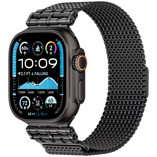 Stainless Steel Magnetic Mesh Band for Apple Watch