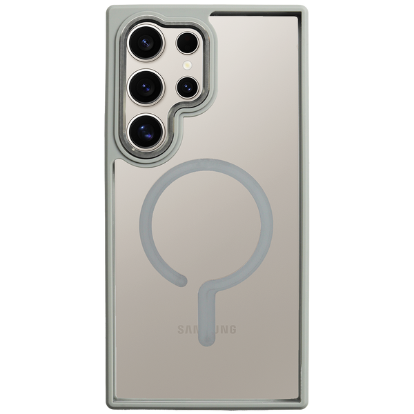 Clear Magnetic Frame Border Case for Samsung