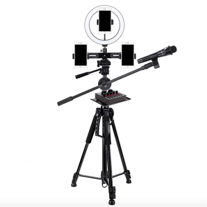NeePho Tilt Handle Carbon Fiber Camera Tripod Phone - iCase Stores