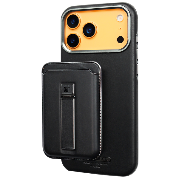 Rimbmax Magnetic Wallet Leather with Detachable Card Holder Case for iPhone 17 Pro Max