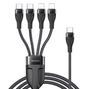 Yesido 4 In 1 Type-C to 4 Ports Charging Cable 4A